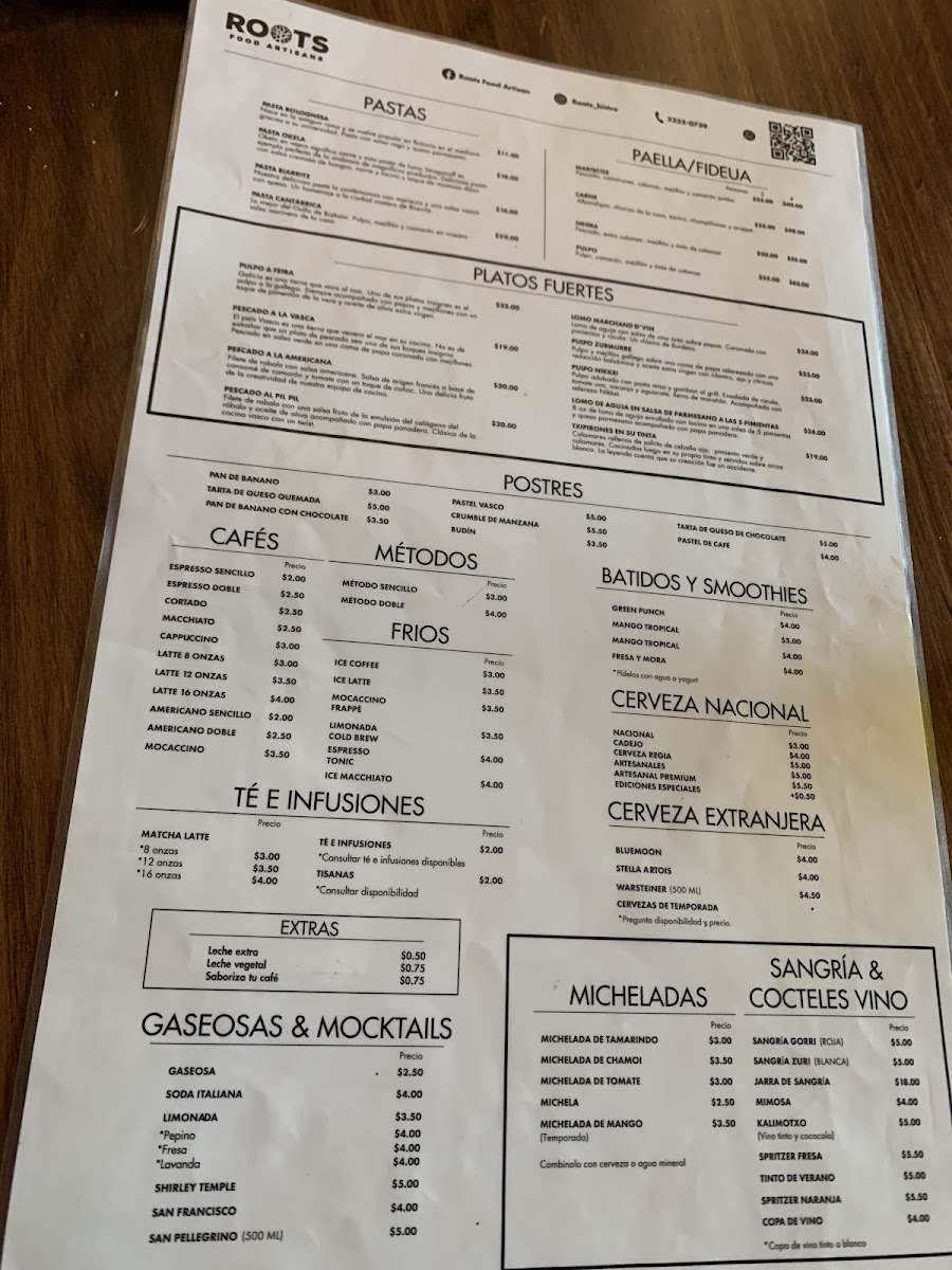 Menu Roots Food Artisans-2